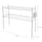 Organize it All White Steel Etagere Adjustable Shelves